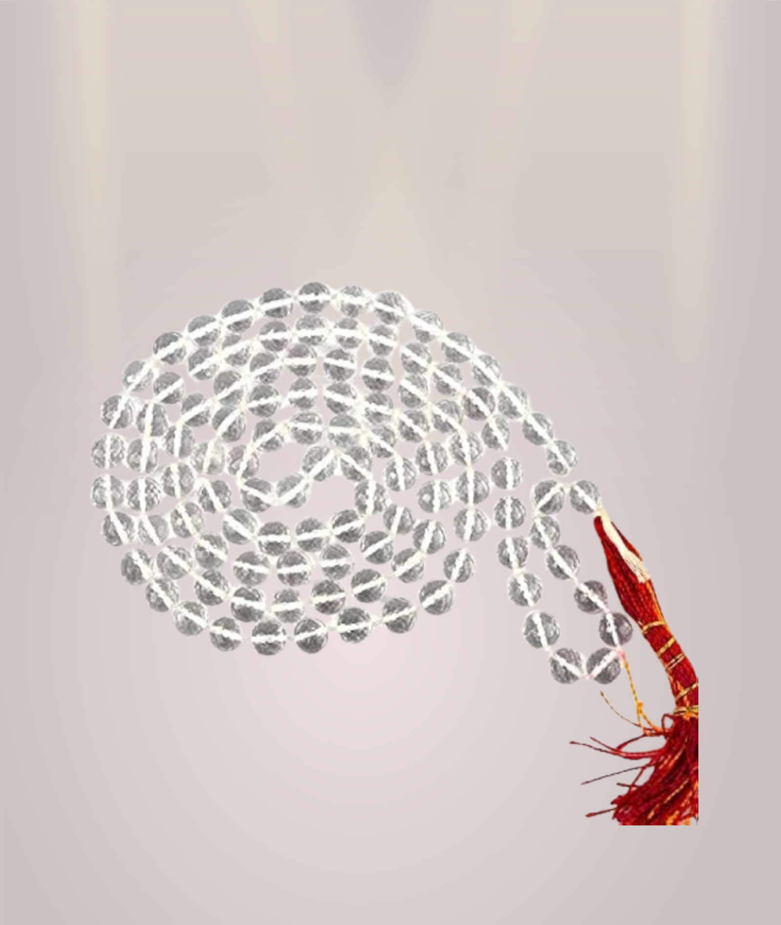 Clear Quartz Mala 8 mm Original